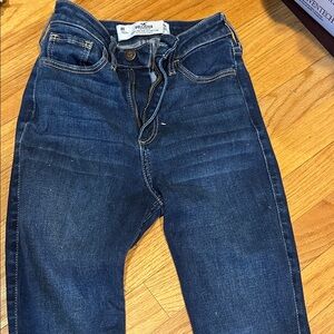 Hollister Men's Dark Blue Skinny Jeans